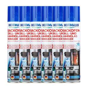 Heitmann Pena na čistenie skla rúry, grilu a krbu (6x400 ml)