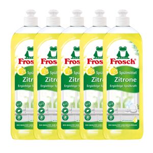 Frosch prostriedok na umývanie riadu citrón (5x750 ml)