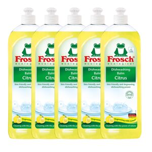 Frosch Balzam na umývanie riadu citrusový (5x750ml)