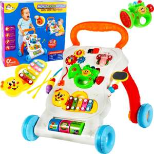 M-Toys Multifunkčné chodítko - bielo-červené