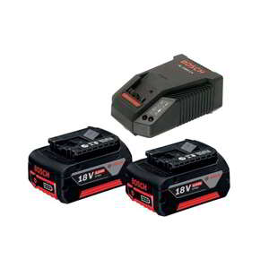 Bosch 2xGBA 18V Batéria 4,0Ah + GAL 18V-40 Profesionálna nabíjačka