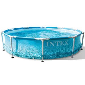 Intex Beachside 305x76cm Bazén s kovovou konštrukciou a filtračný...