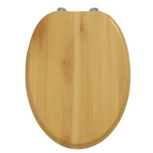 Pepita WC doska s pomalým zatváraním - vzor Drevo - hnedá