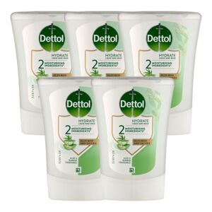 Dettol Aloe Vera náplň do bezdotykového umývania rúk 5x250ml