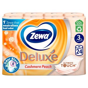 Zewa Deluxe Cashmere Peach 3-vrstvový toaletný papier 24ks