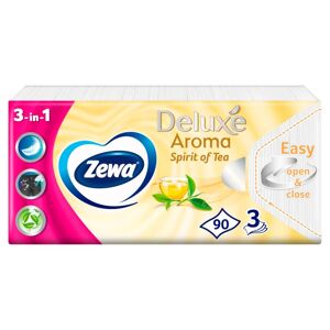 Zewa Deluxe 3-vrstvové papierové vreckovky - Spirit Of Tea 90ks