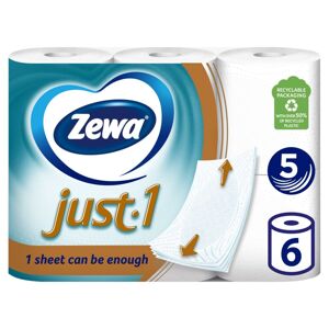 Zewa Just1 5 vrstvový toaletný papier 6 roliek