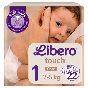Plienky Libero Touch 2-5kg Newborn 1 (22ks)