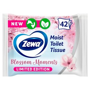 Zewa Blossom Moments voňavé vlhčené toaletné papieriky 42 ks