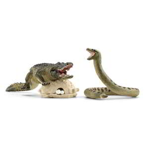 Súprava figúr Schleich, Nebezpečenstvo v močiari, 19 x 6 x 15 cm
