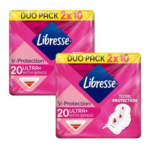 Libresse Ultra normal hygienická vložka s krídlami 2x20ks