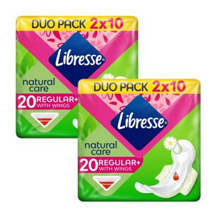 Libresse Natural Care Ultra normal hygienické vložky s krídlami 2x20ks