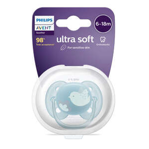 Philips AVENT Play cumlík Ultrasoft Premium 6-18 mesiacov modrý 1ks