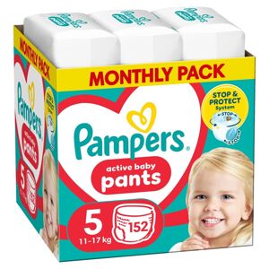 Mesačné balenie plienok Pampers Pants 11-17kg Junior 5 (152ks)