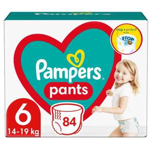 Pampers Pants Mega Box Plienky 15kg+ Junior 6 (84ks)