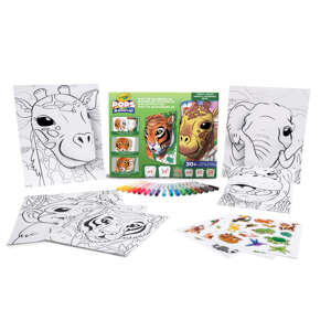 Crayola POPs 3D mega sada na vyfarbovanie – Džungľa