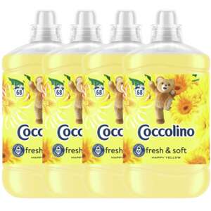 Coccolino Oplachovací koncentrát Happy Yellow 272 umývačiek 4x1700ml