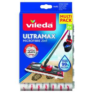 Vileda Ultramax plochý Mop 2v1 náhradná sada multipack