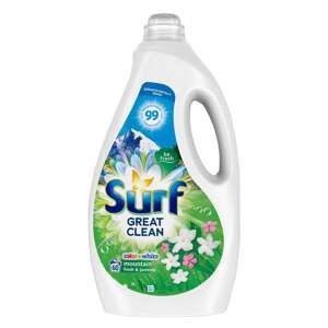 Surf Mountain Fresh & Jasmine tekutý prací gél 3L - 60 praní