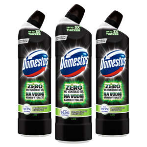Domestos Zero Odstraňovač vodného kameňa z toaliet 2x750ml Vápno