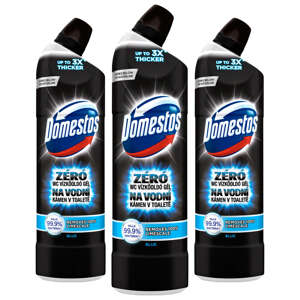 Domestos Zero Odstraňovač vodného kameňa z toaliet 2x750ml modrý