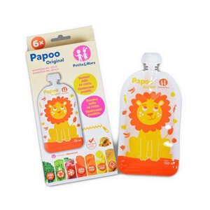 Vrecúško na detskú výživu Petite and Mars Papoo Original lion 6 ks